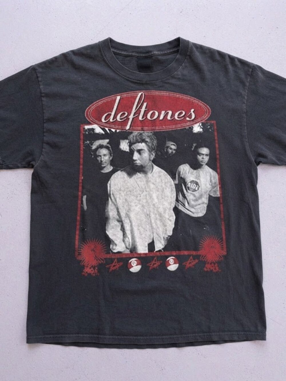 Deftones Black Graphic T-Shirt Alternative Metal Band Photo Unisex Tee